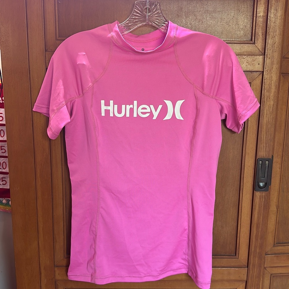 Hurley Women's Pink Swim Top